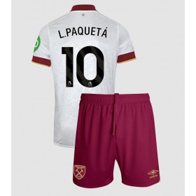 Dětské fotbalový komplet West Ham United Lucas Paqueta #10 Tretí košile 2024-25 Krátkým Rukávem